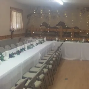 This shows our rustic ranch wall mural.
