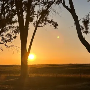 Sunset at campground