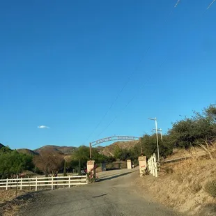 The entrance