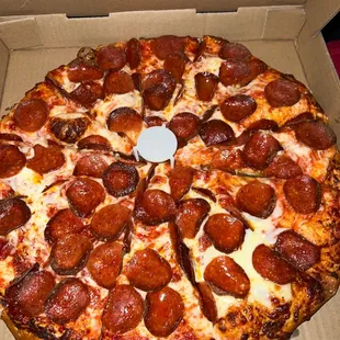 Pepperoni pizza