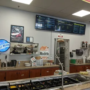 Front desk receptionist area