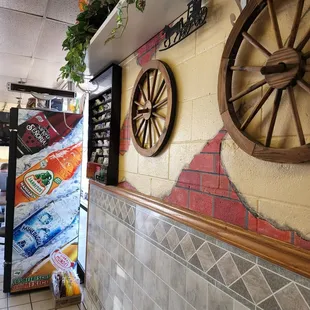 the inside of a restaurant
