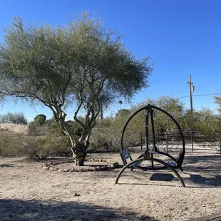 Outdoor seating area.