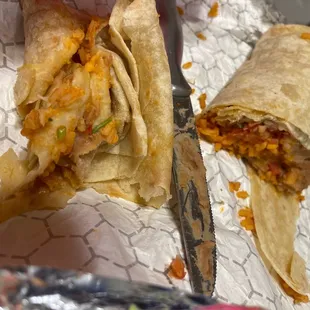 Spicy Shrimp Burrito
