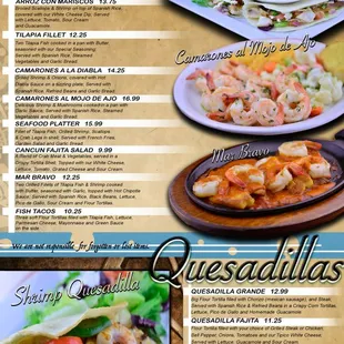 menu, sushi and sashimi