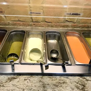 Salsa bar!