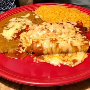 Enchilada/ taco Combination