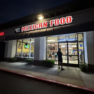 entrance / front of the restaurant