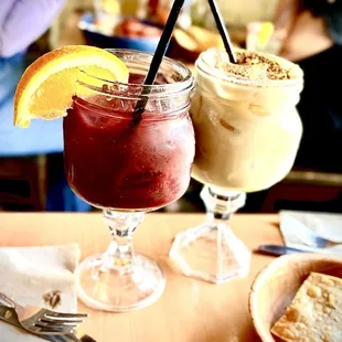 Sangria and Vegan Horchata