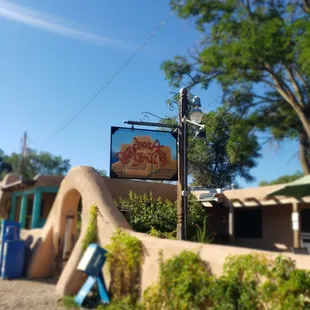 a view of the outside of the restaurant