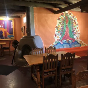 Several dining areas