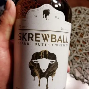 Smells like bailey's Irish cream but tastes like peanut butter whiskey, $29.99