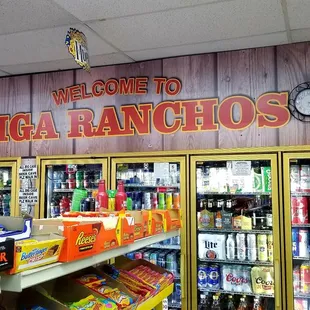 the inside of a store