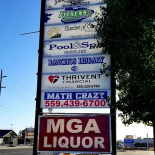 MGA Liquor, great selection of beer and liquor.