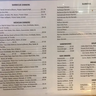 Couldn&apos;t find a menu online anywhere so I decided to post it here for y&apos;all (: