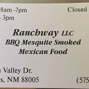 Their updated hours (: