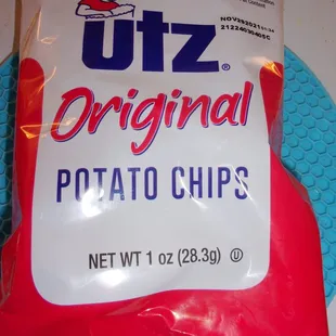 They add a Pennsylvania Utz Potato Chips to many orders