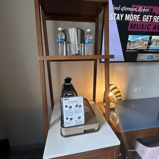 Lavazza coffee in suite