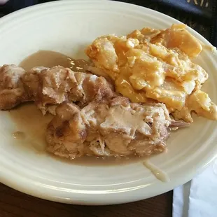 City Chicken with scalloped potatoes