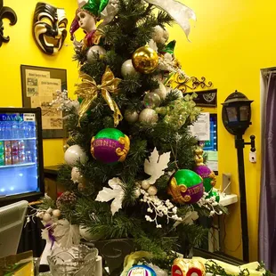 Mardi Gras tree