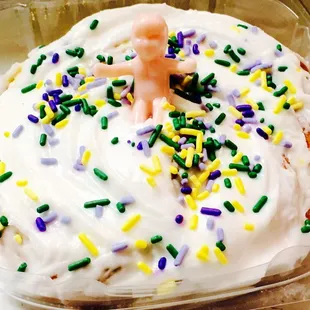 mini King cake!!!