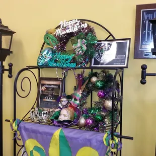 Mardi Gras decor