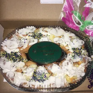 Cream Cheese Filled King Cake