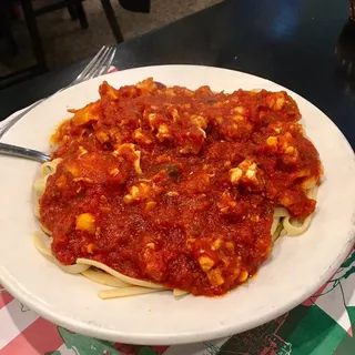 Pasta with Lobster Sauce