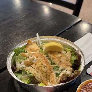 Broiled Filet over Salad