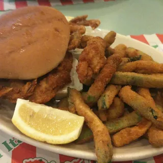 Fried Soft Shell Crab Sandwich
