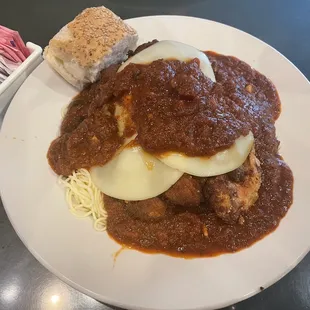 Massive Chicken Parmesan