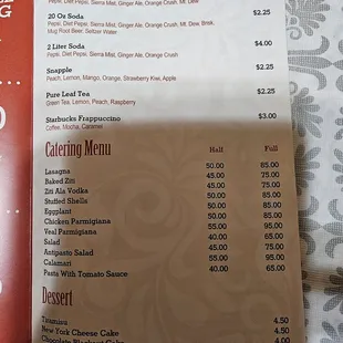 Menu 4 February 2025