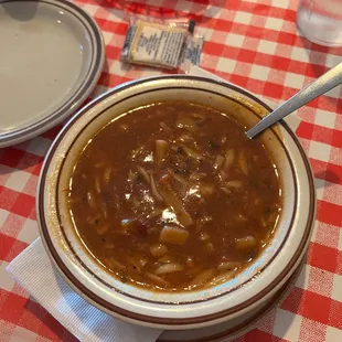 a bowl of soup