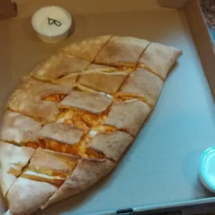 Large Buffalo Chicken Calzone. $14