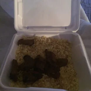 Steal Tips &amp; Rice
