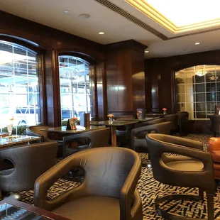 a bar and lounge area