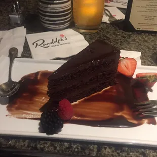 Chocolate Fondant Layer Cake