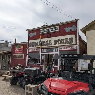 the front of the store