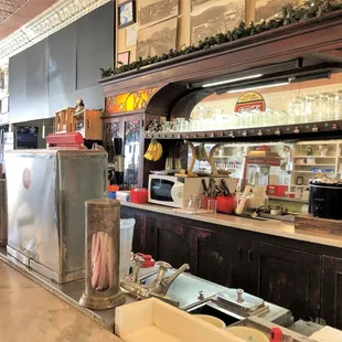 the interior of a restaurant
