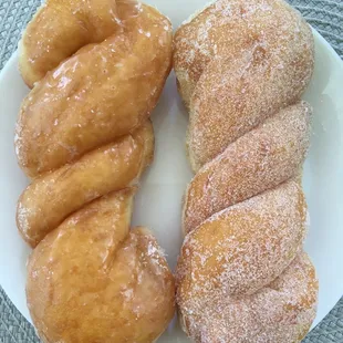 Glazed and sugar twist bars