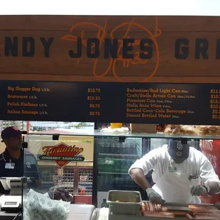 Randy Jones BBQ Grill Menu