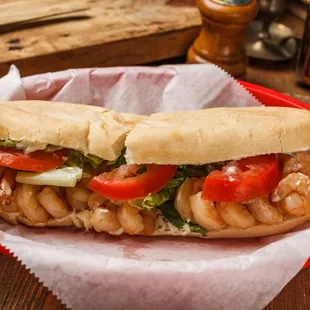 Boiled Shrimp Poboy