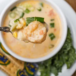 Shrimp and Corn Soup