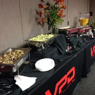 Randy Peters caters breakfast this morning. Very tasty !