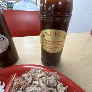 Sauce labels.
