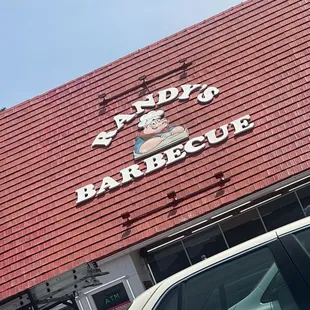 Just their logo on the roof.