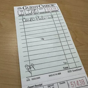 Ticket.
