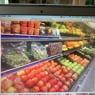 Produce section
