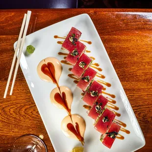 sushi and sashimi, food