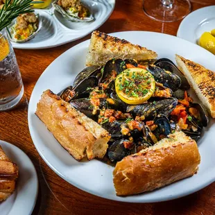 oysters, oysters and mussels, food, mussels, shellfish